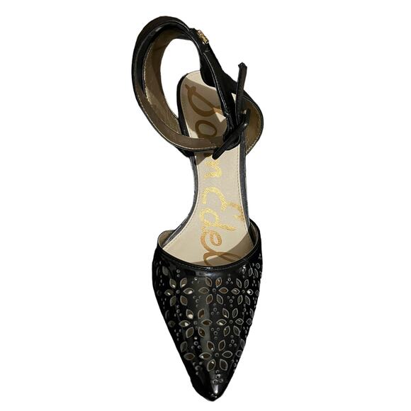 Sam Edelman Patent Leather High Heels with Cutouts Size 5.5 EUC - Picture 7 of 7